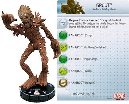 Groot #051 Guardians of the Galaxy Booster Set Marvel Heroclix