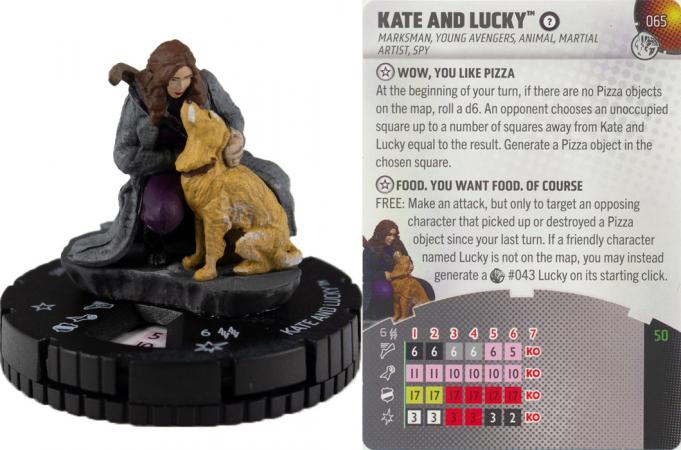 Heroclix - Marvel Next Phase - Kate and Lucky #065 Chase