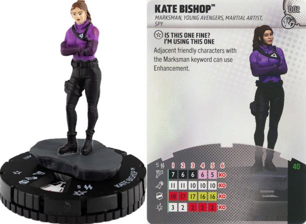 Heroclix - Marvel Next Phase - Kate Bishop #002 Common