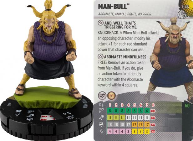 Heroclix - Marvel Next Phase - Man-Bull #045 Super Rare