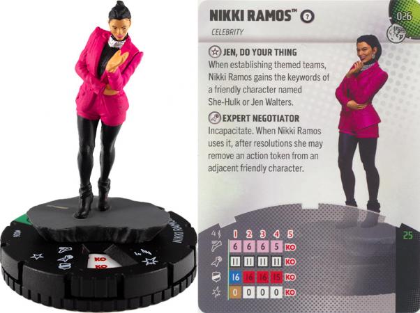Heroclix - Marvel Next Phase - Nikki Ramos #026 Uncommon