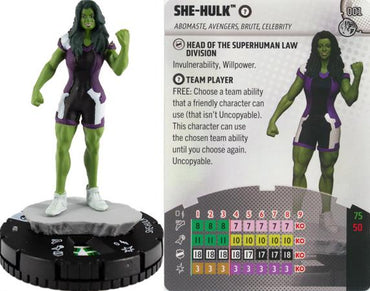 Heroclix - Marvel Next Phase - She-Hulk #001 Common