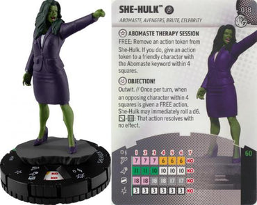 Heroclix - Marvel Next Phase - She-Hulk #038 Rare