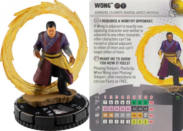 Heroclix - Marvel Next Phase - Wong #051 Super Rare