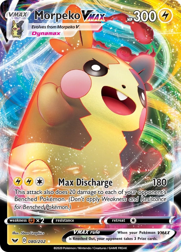 Image for Morpeko VMAX (080/202) (SWSH01) - Pokemon