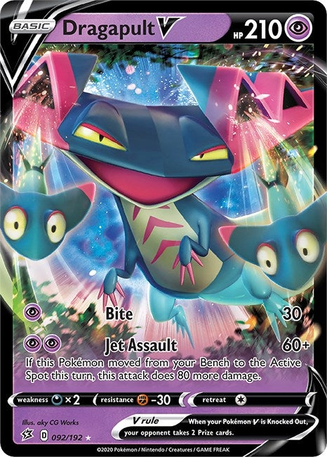 Image for Dragapult V (092/192) (SWSH02) - Pokemon