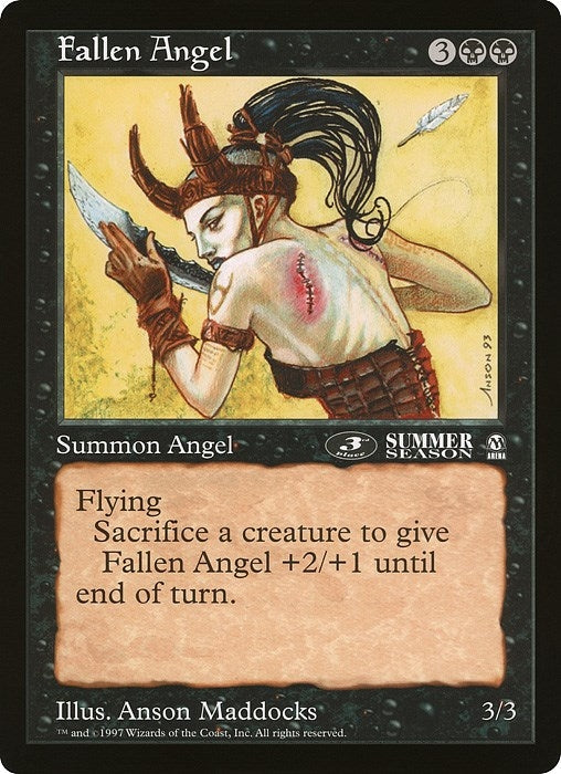 Image for Fallen Angel (3rd Place) (Arena League) - Magic: The Gathering