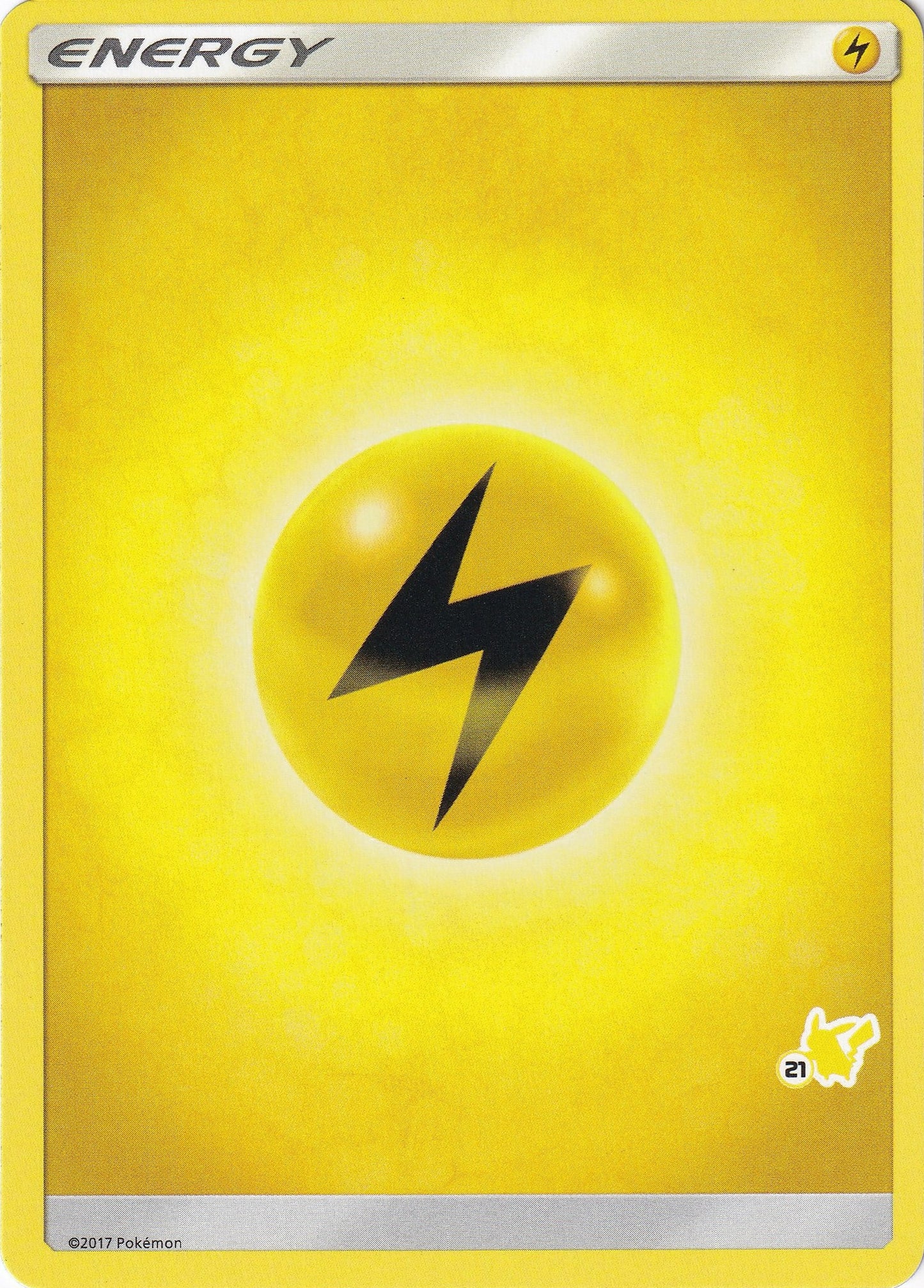Image for Lightning Energy (#21 Pikachu Stamped) (BTA) - Pokemon