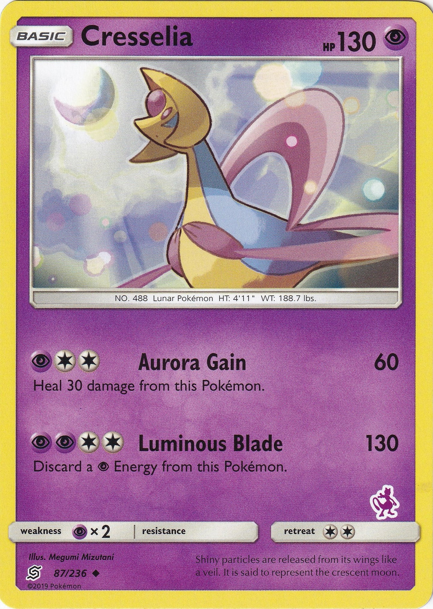 Image for Cresselia - 87/236 (Mewtwo Stamped) (087/236) (BTA) - Pokemon