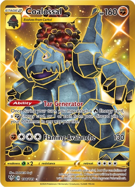 Image for Coalossal (Secret) (198/189) (SWSH03) - Pokemon