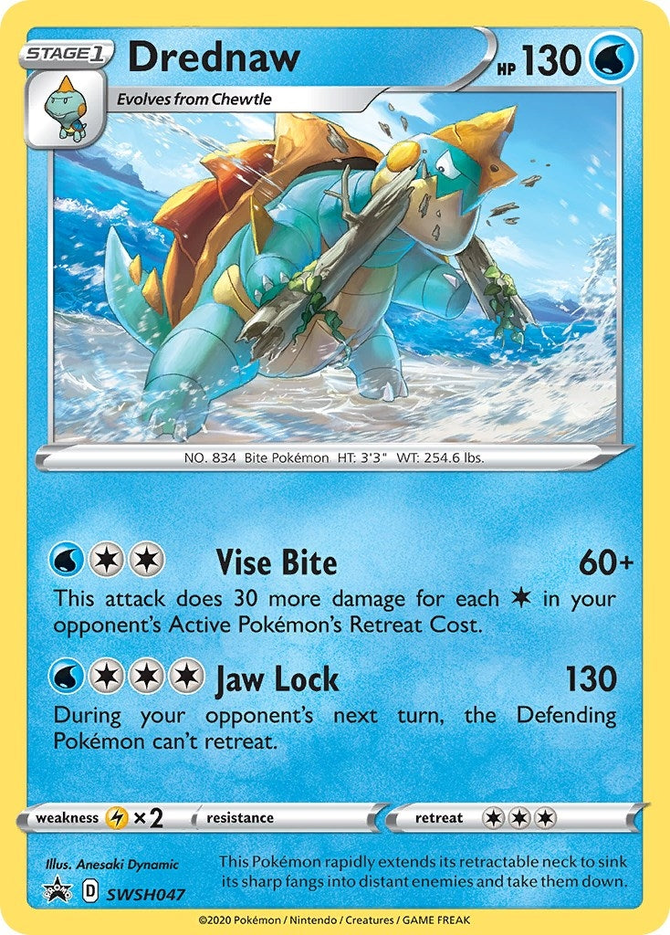 Image for Drednaw - SWSH047 (SWSH047) (SWSD) - Pokemon