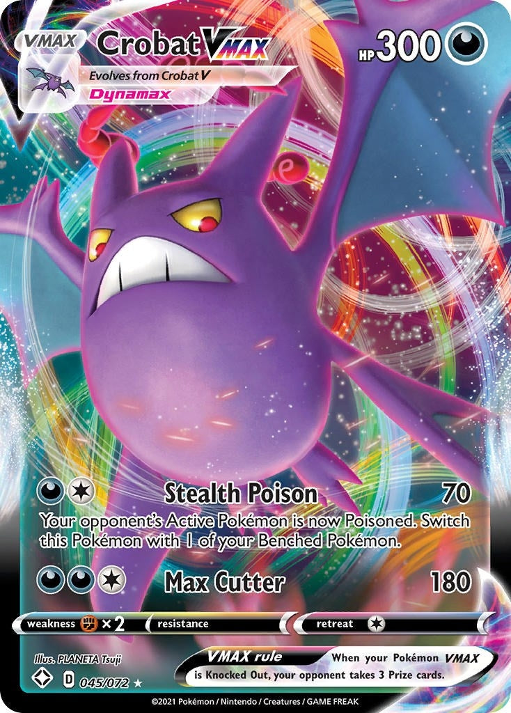 Image for Crobat VMAX (045/072) (SHF) - Pokemon
