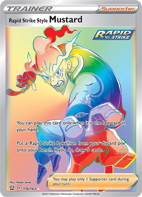 Rapid Strike Style Mustard (Secret) (176/163) (SWSH05)