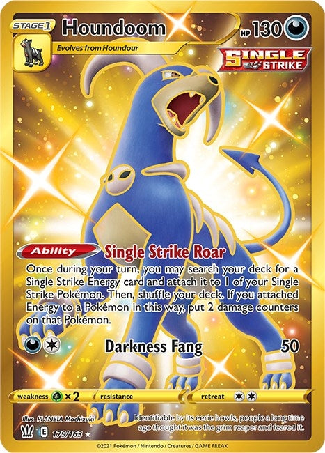 Image for Houndoom (Secret) (179/163) (SWSH05) - Pokemon