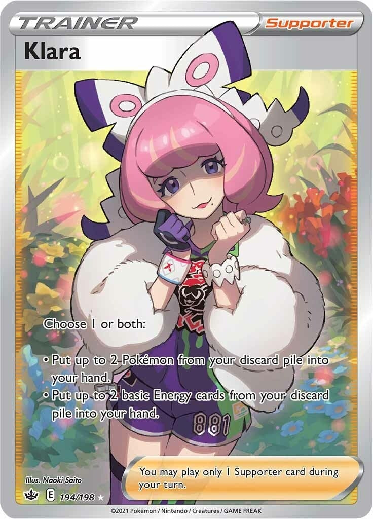 Image for Klara (Full Art) (194/198) (SWSH06) - Pokemon