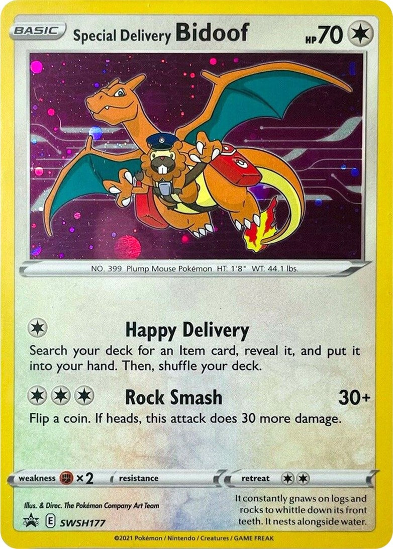 Image for Special Delivery Bidoof (SWSH177) (SWSD) - Pokemon