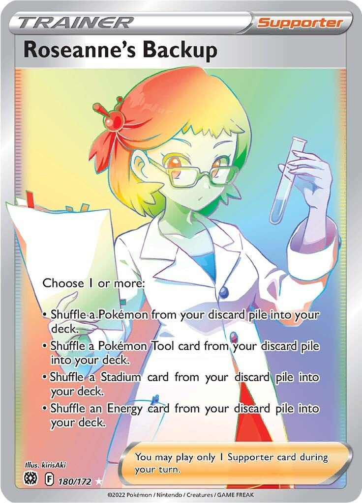 Image for Roseanne's Backup (Secret) (180/172) (SWSH09) - Pokemon