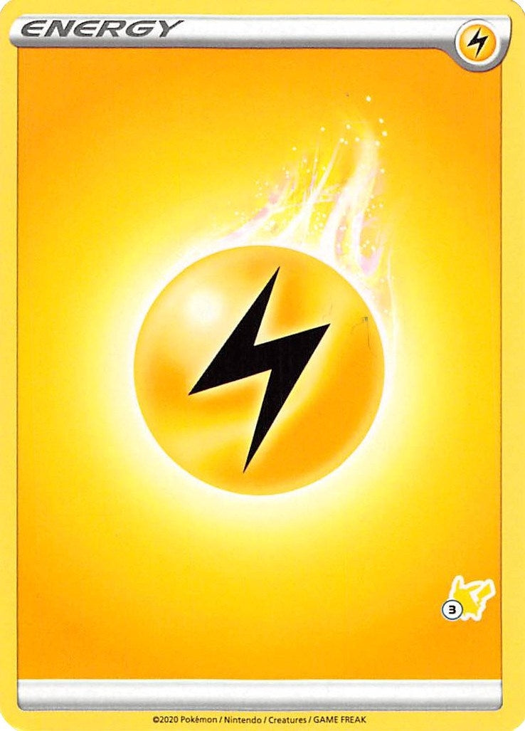 Image for Lightning Energy (#3 Pikachu Stamped) (BA22) - Pokemon