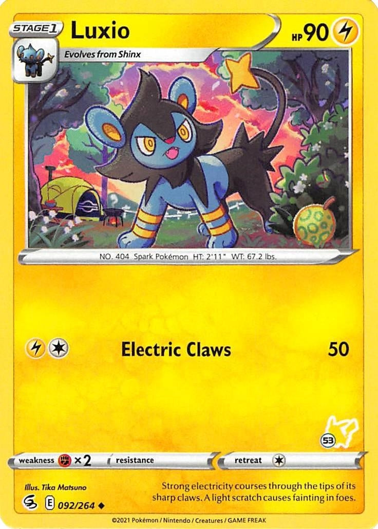 Image for Luxio - 092/264 (#53 Pikachu Stamped) (092/264) (BA22) - Pokemon