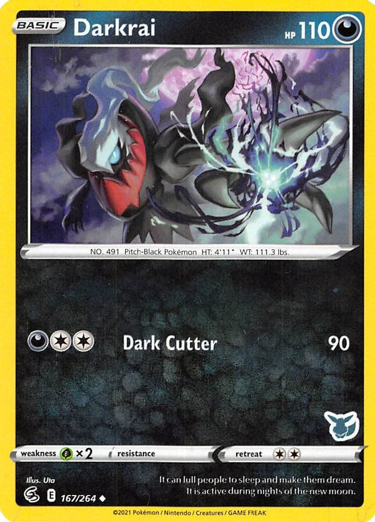 Image for Darkrai - 167/264 (Eevee Stamped) (167/264) (BA22) - Pokemon