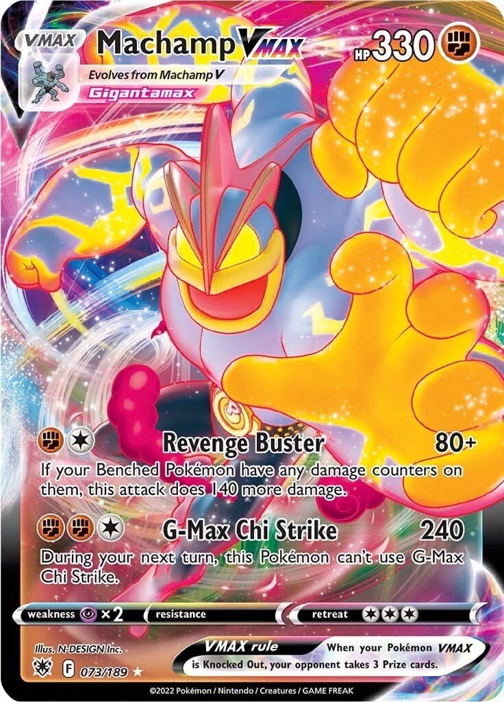 Image for Machamp VMAX (073/189) (SWSH10) - Pokemon