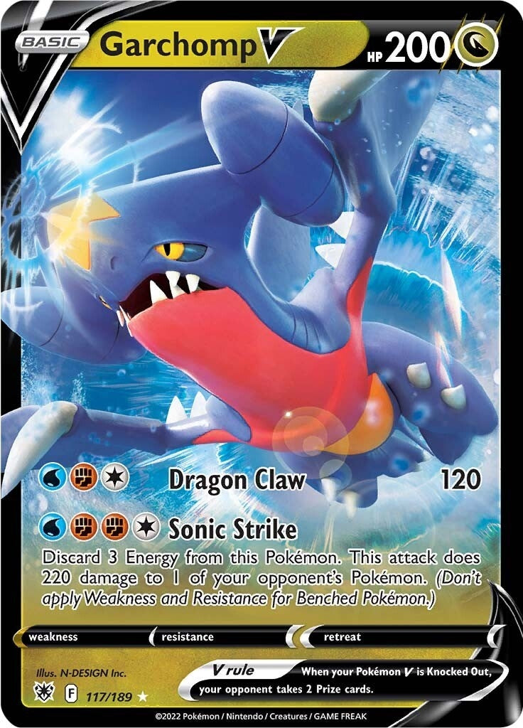 Image for Garchomp V (117/189) (SWSH10) - Pokemon