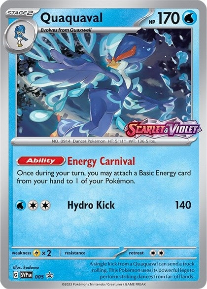 Image for Quaquaval - 005 (Prerelease) (005) (SVP) - Pokemon