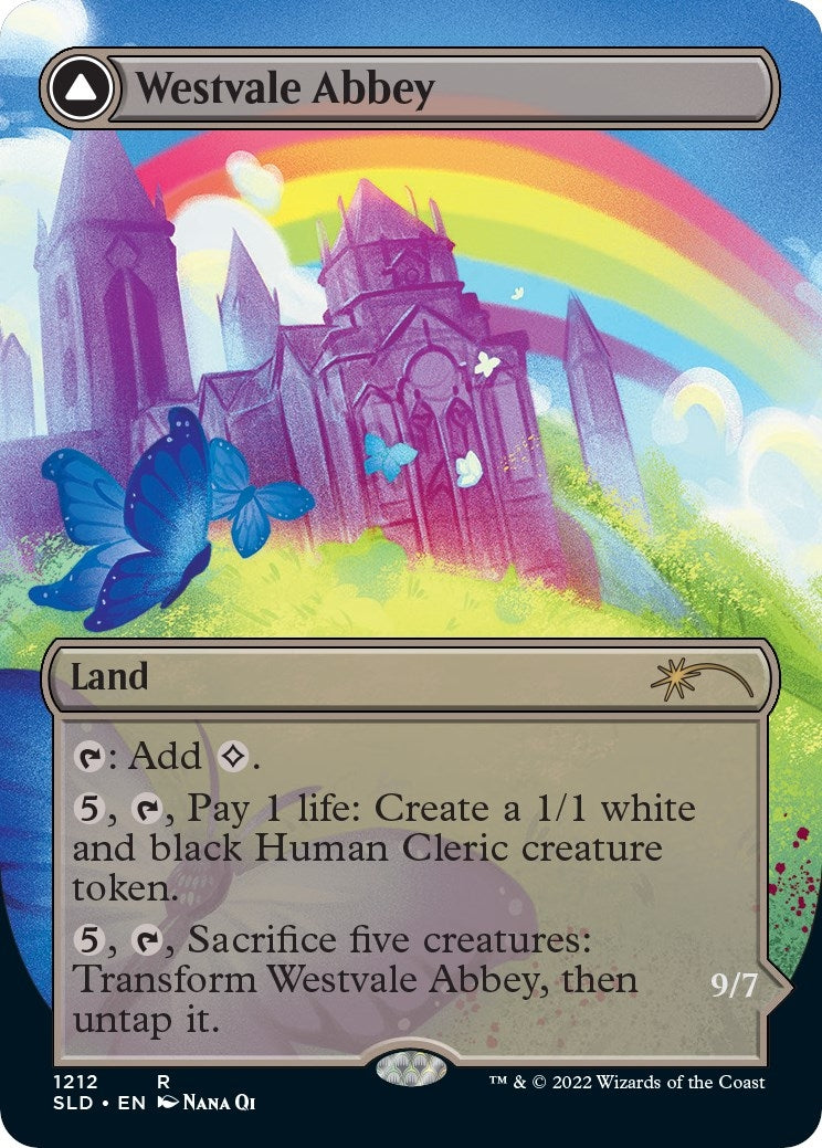 Image for Westvale Abbey (Display Commander) - Thick Stock (1212) (SLD) - Magic: The Gathering