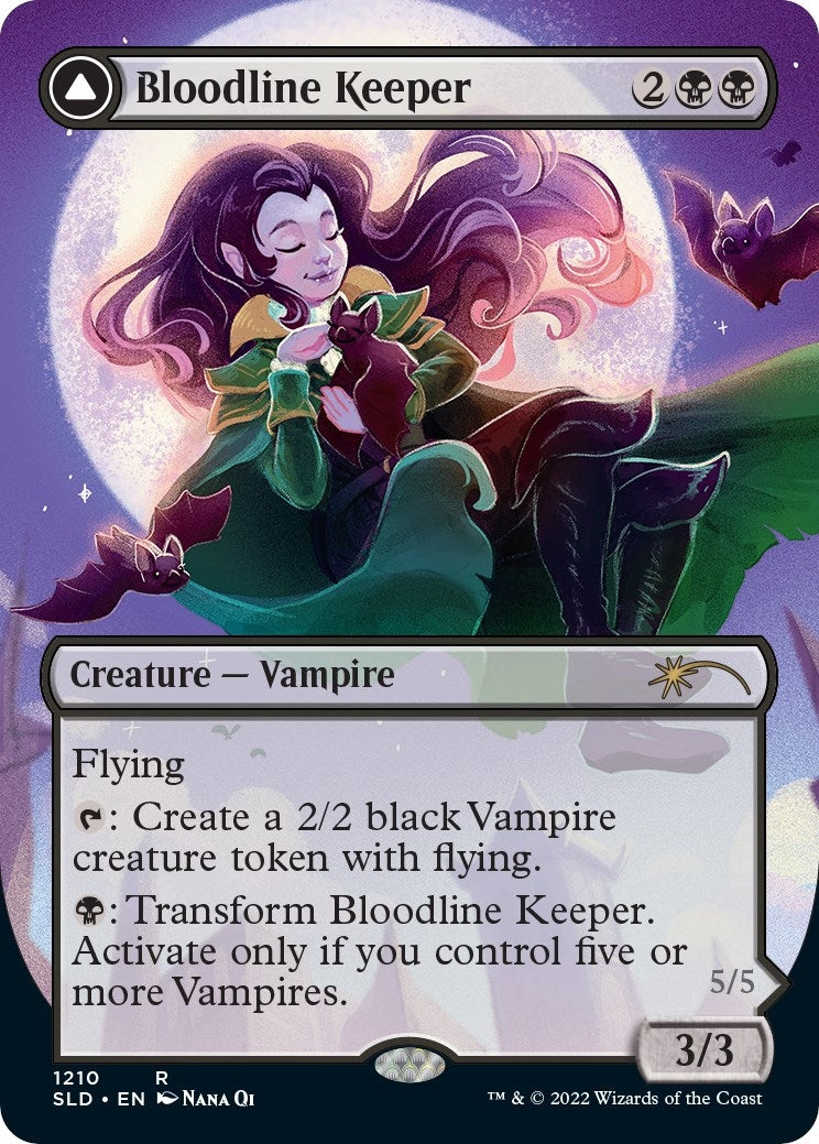 Image for Bloodline Keeper (Display Commander) - Thick Stock (1210) (SLD) - Magic: The Gathering
