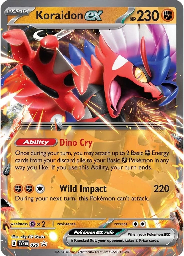 Image for Koraidon ex - 029 (029) (SVP) - Pokemon