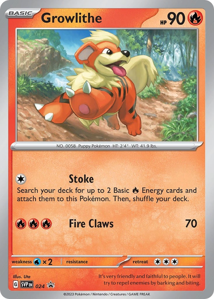 Image for Growlithe - 024 (024) (SVP) - Pokemon