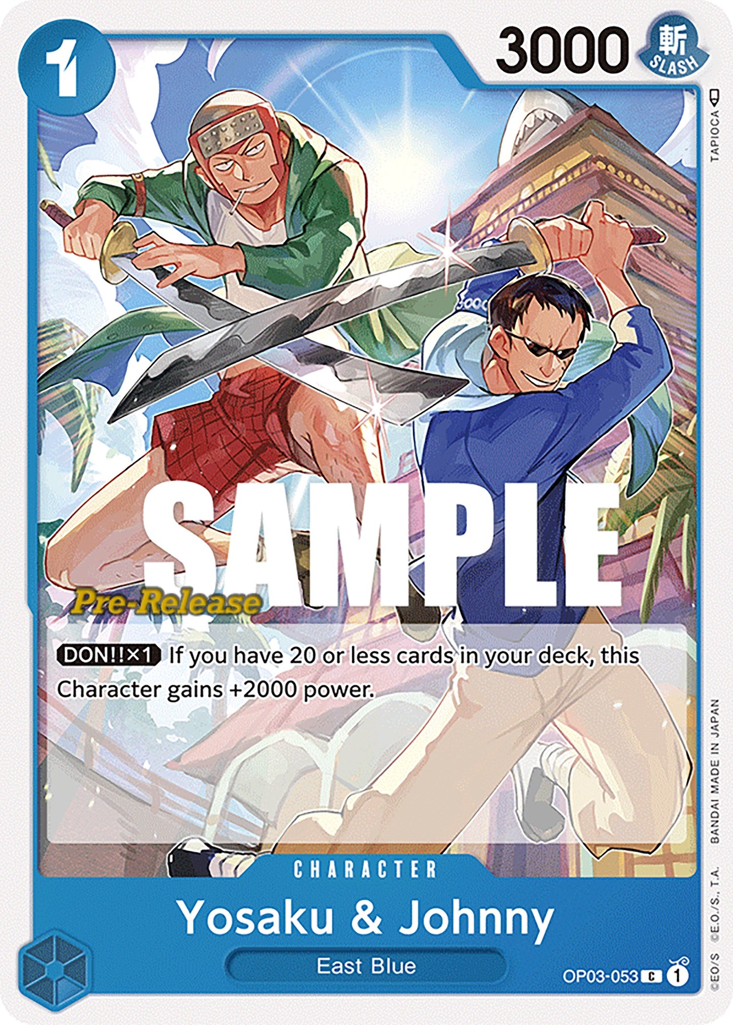 Image for Yosaku & Johnny (OP03-053) - One Piece Card Game