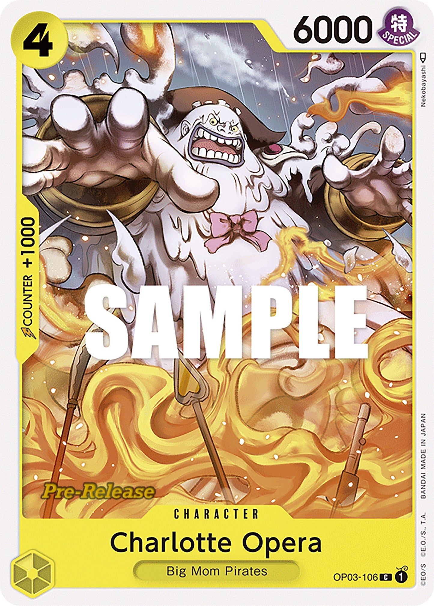 Image for Charlotte Opera (OP03-106) - One Piece Card Game