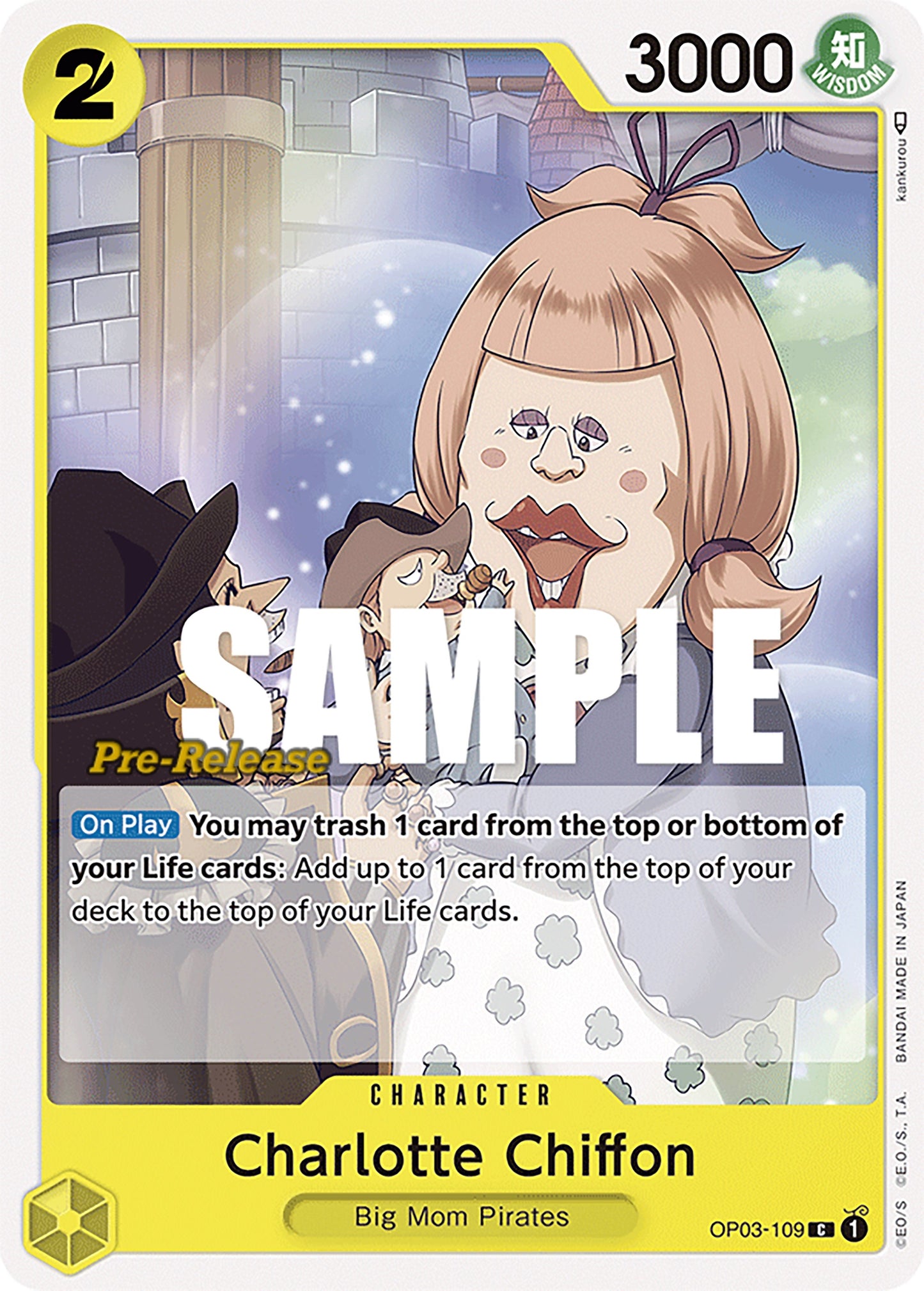 Image for Charlotte Chiffon (OP03-109) - One Piece Card Game