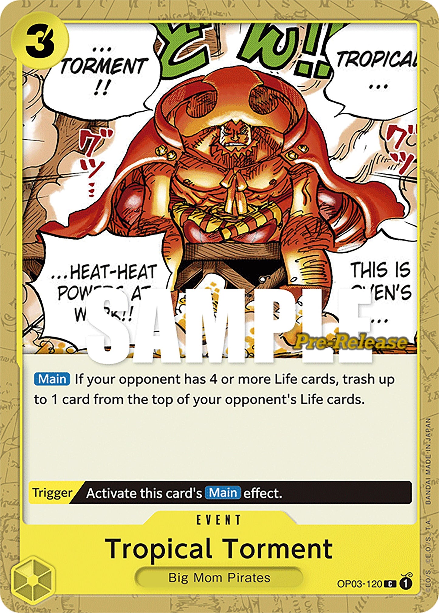 Image for Tropical Torment (OP03-120) - One Piece Card Game