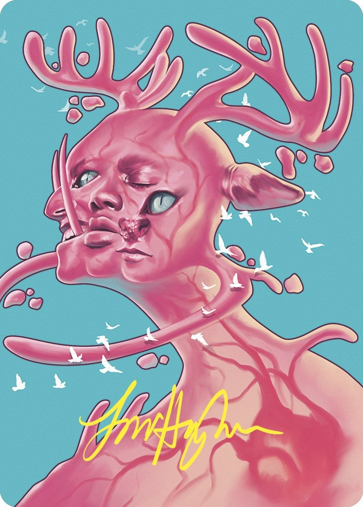 Image for Morophon, the Boundless Art Card (Gold-Stamped Signature) (50) - Magic: The Gathering