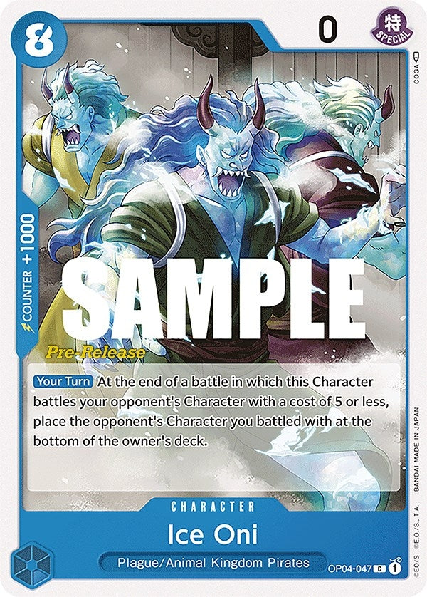 Image for Ice Oni (OP04-047) (OP04 PRE) - One Piece Card Game