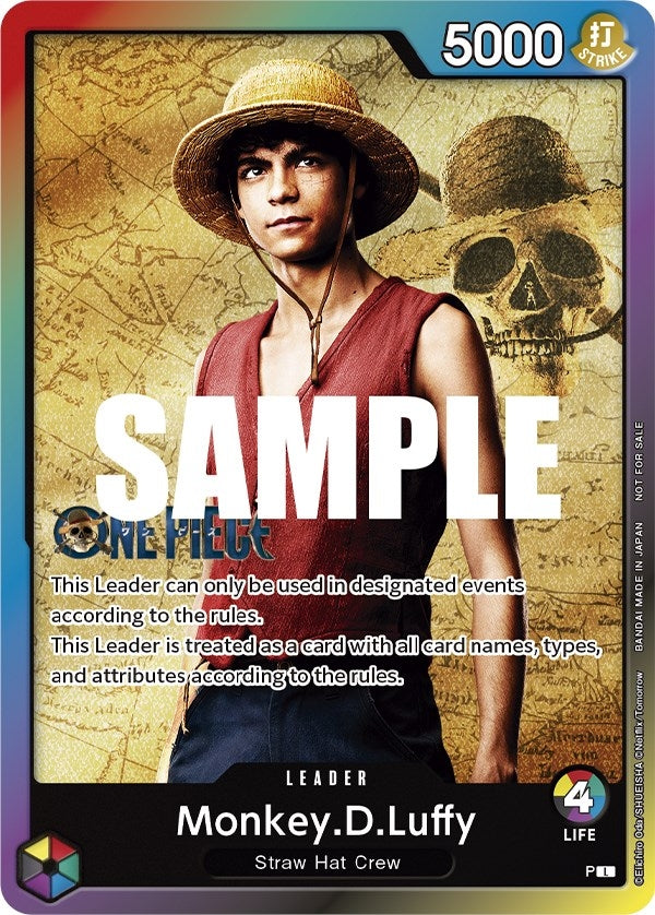 Monkey.D.Luffy (Leader Pack - Live Action) (Sealed Battle 2023 Vol. 1)
