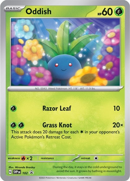 Image for Oddish - 102 (102) (SVP) - Pokemon