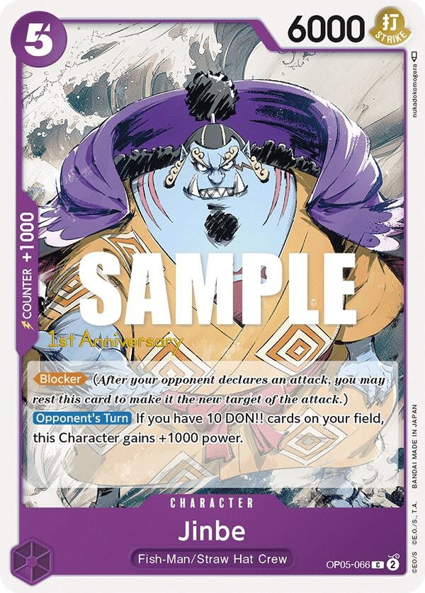 Image for Jinbe (OP05-066) - One Piece Card Game