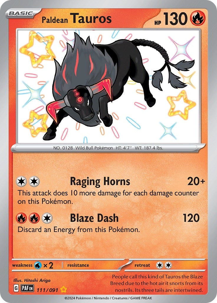 Paldean Tauros (111/091) (PAF)
