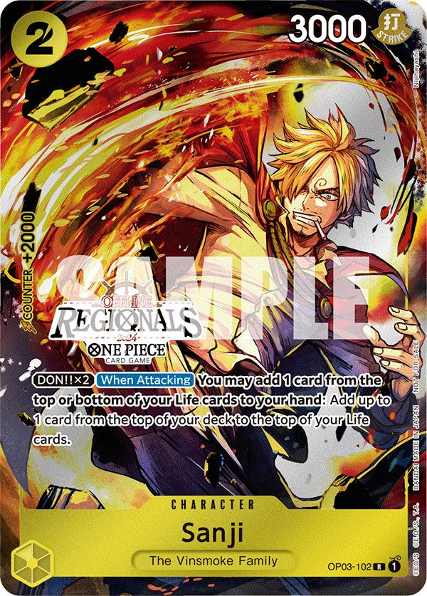Sanji (Offline Regional 2024) [Participant] [One Piece Promotion Cards]