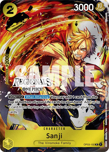 Sanji (Offline Regional 2024) [Participant] [One Piece Promotion Cards]
