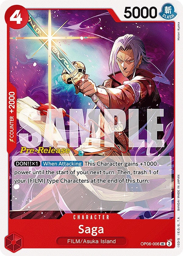 Image for Saga (OP06-006) (OP06 PRE) - One Piece Card Game