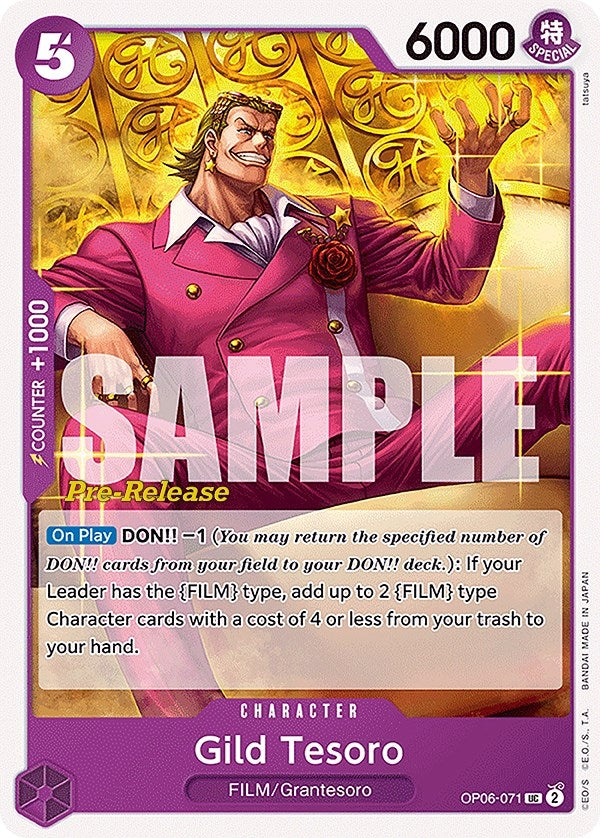 Image for Gild Tesoro (OP06-071) (OP06 PRE) - One Piece Card Game