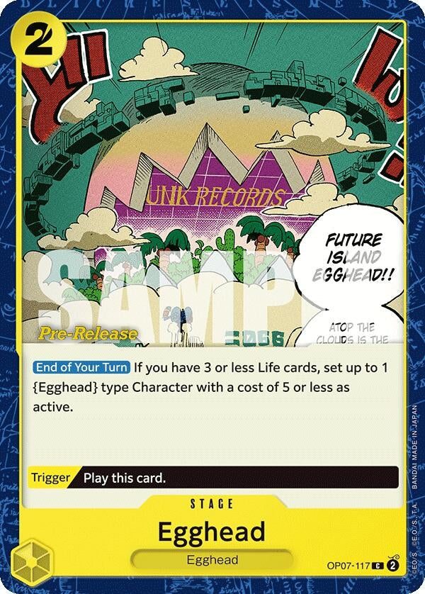 Image for Egghead (OP07-117) - One Piece Card Game
