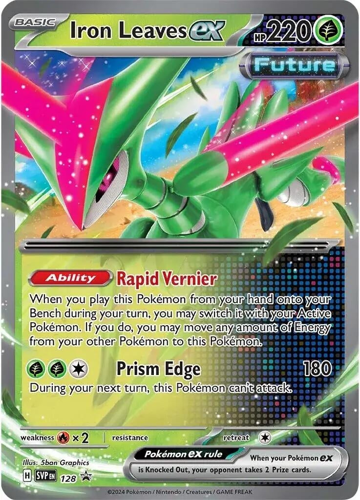 Image for Iron Leaves ex - 128 (128) (SVP) - Pokemon