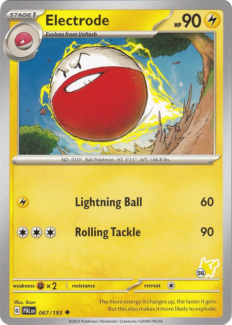 Image for Electrode - Pikachu 56 (067/193) (BA24) - Pokemon