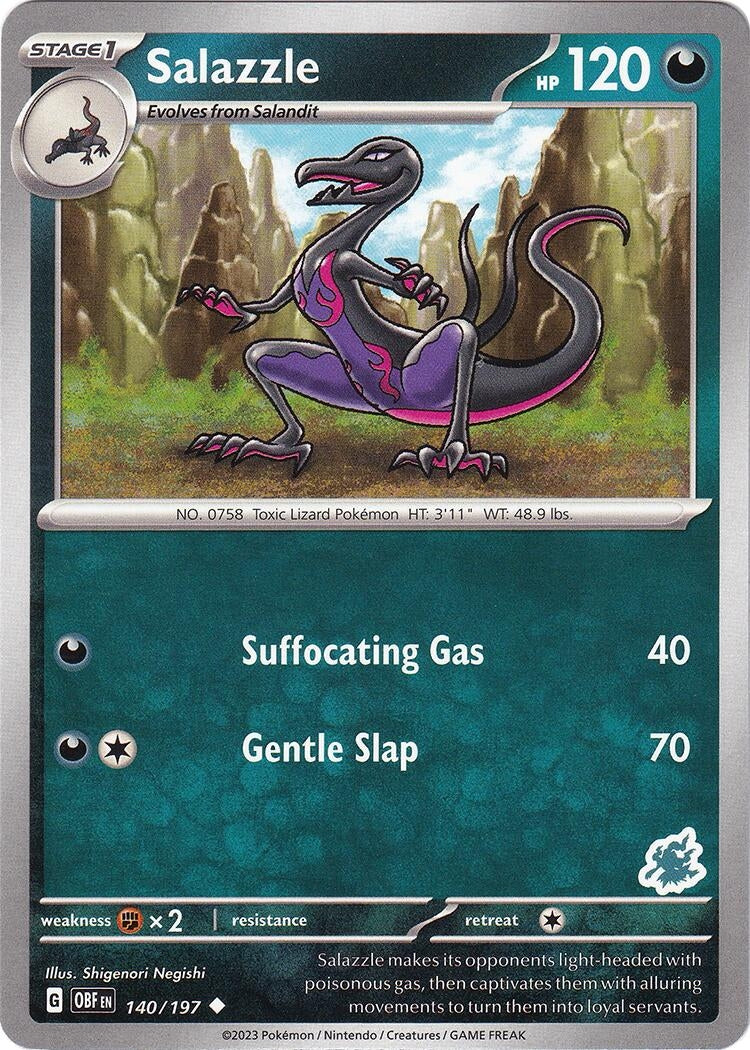 Image for Salazzle - Darkrai Deck (140/197) (BA24) - Pokemon