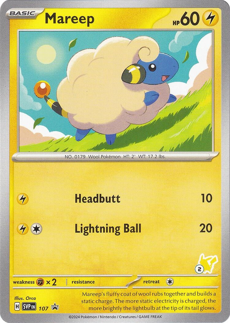 Image for Mareep - Pikachu 2 (107) (BA24) - Pokemon